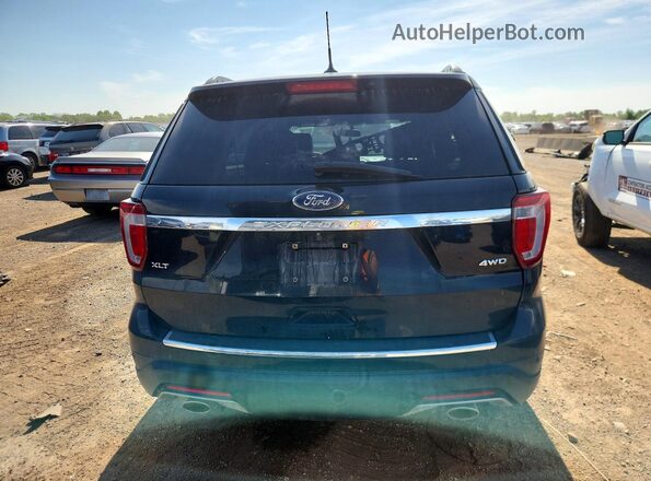 1FM5K8D86JGA66183 2018 FORD EXPLORER Black Rear view