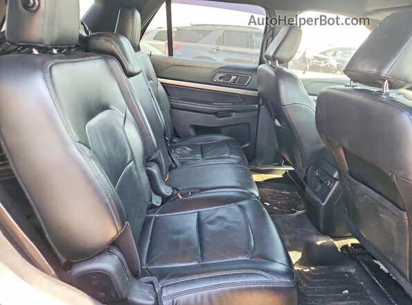 1FM5K8D86JGA66183 2018 FORD EXPLORER Black Rear seats view
