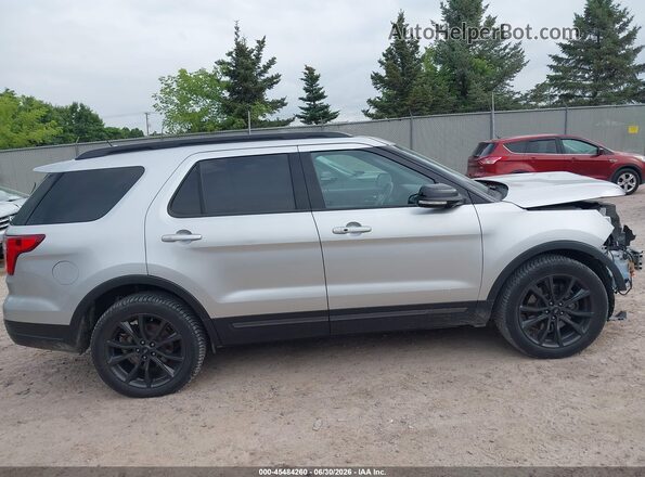 1FM5K8D86JGA96381 2018 FORD EXPLORER Silver Vista interior de 360 grados