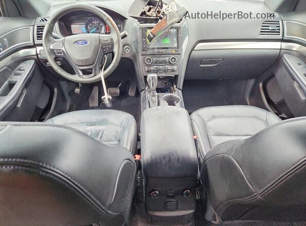 1FM5K8D86JGC38311 2018 FORD EXPLORER Blue წინა პანელის ხედი