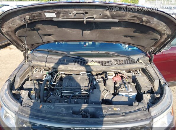 1FM5K8D86KGA06230 2019 FORD EXPLORER Maroon Rear view