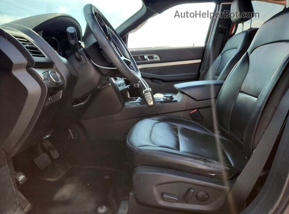 1FM5K8D86KGA59378 2019 FORD EXPLORER Burgundy Front interior view