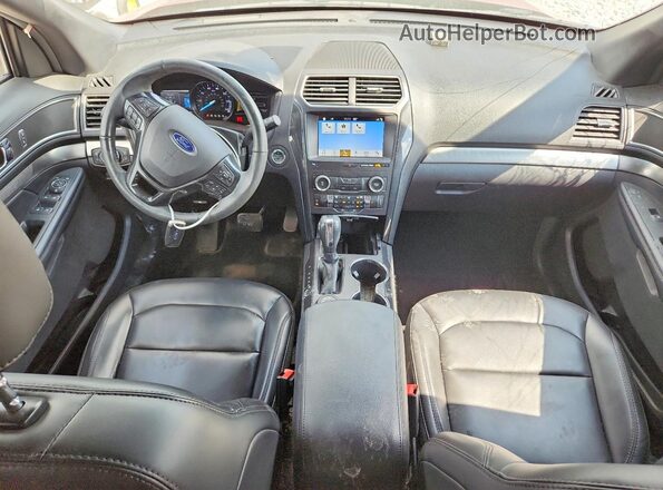 1FM5K8D86KGA59378 2019 FORD EXPLORER Burgundy Dashboard view