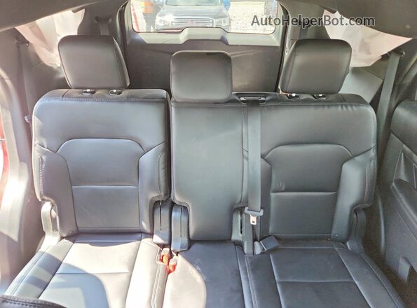 1FM5K8D86KGA59378 2019 FORD EXPLORER Burgundy Rear seats view