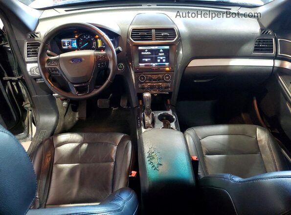 1FM5K8D87GGA05403 2016 FORD EXPLORER Black Dashboard view