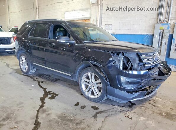 1FM5K8D87GGA05403 2016 FORD EXPLORER Black Front right