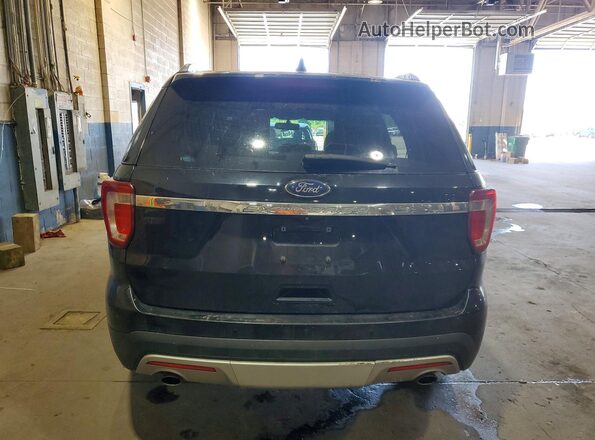 1FM5K8D87GGA05403 2016 FORD EXPLORER Black Rear view
