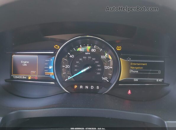 1FM5K8D87GGA22069 2016 FORD EXPLORER Blue Vista de los asientos traseros