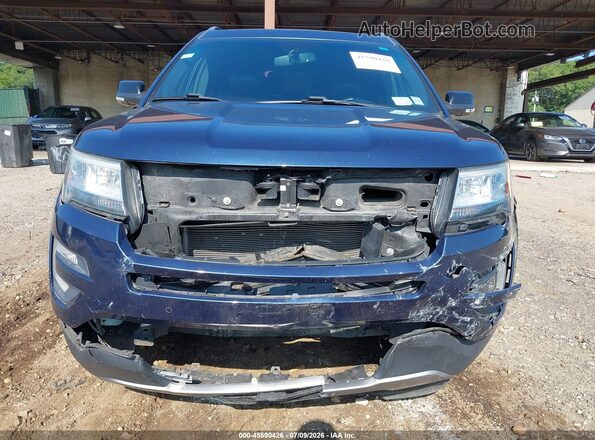1FM5K8D87GGA22069 2016 FORD EXPLORER Blue Vista del cuadro de instrumentos