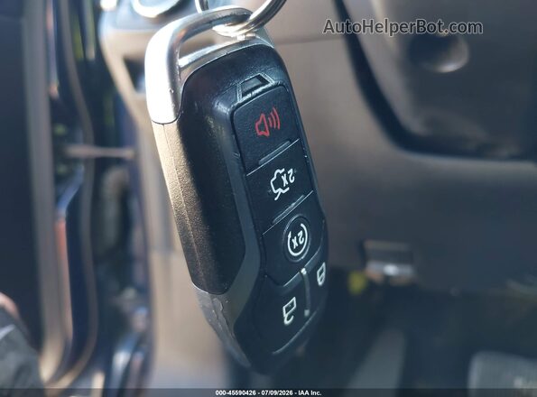 1FM5K8D87GGA22069 2016 FORD EXPLORER Blue Vista del salpicadero