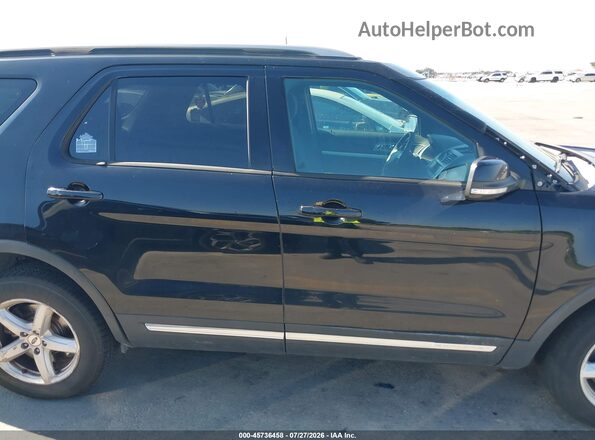 1FM5K8D87GGA26588 2016 FORD EXPLORER Черный Вид задней части салона