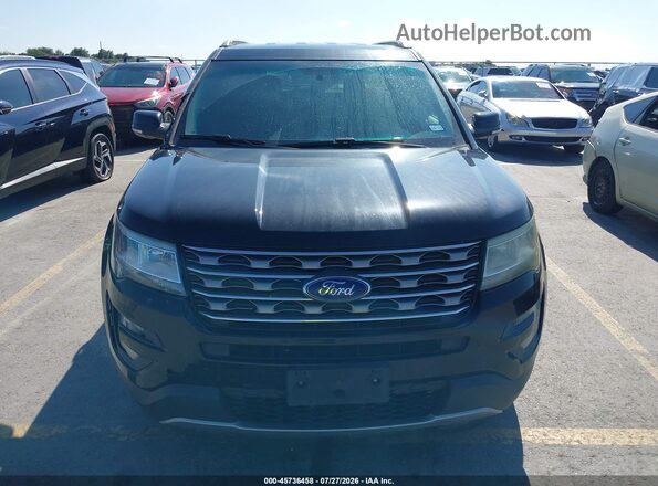 1FM5K8D87GGA26588 2016 FORD EXPLORER Черный Вид щитка приборов