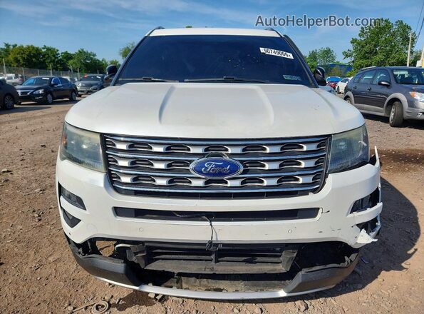 1FM5K8D87GGA31337 2016 FORD EXPLORER White Դիմացի տեսք