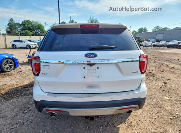 1FM5K8D87GGA31337 2016 FORD EXPLORER White Հետևի տեսք