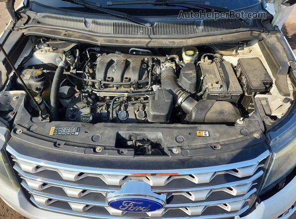 1FM5K8D87GGA31337 2016 FORD EXPLORER White Շարժիչի բաժամունքի տեսք