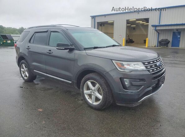 1FM5K8D87GGA49773 2016 FORD EXPLORER Серый Передняя правая четверть