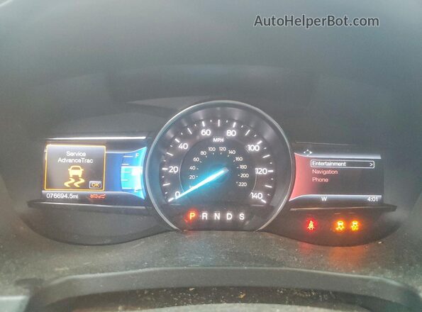 1FM5K8D87GGA49773 2016 FORD EXPLORER Серый Вид щитка приборов