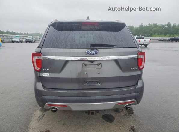 1FM5K8D87GGA49773 2016 FORD EXPLORER Серый Вид сзади