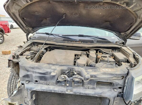 1FM5K8D87GGA85981 2016 FORD EXPLORER Gray Rear interior view