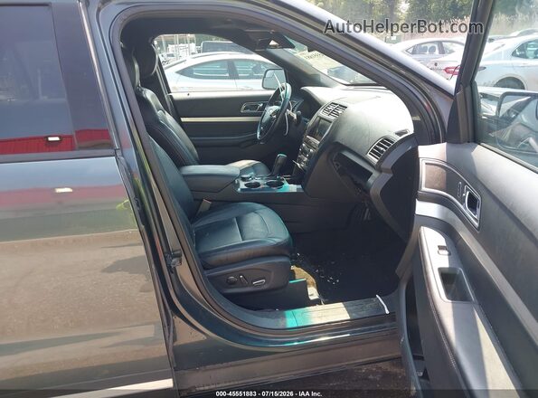 1FM5K8D87GGC00448 2016 FORD EXPLORER Green წინა სალონის ხედი