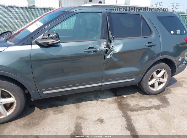 1FM5K8D87GGC00448 2016 FORD EXPLORER Green წინა ხედი