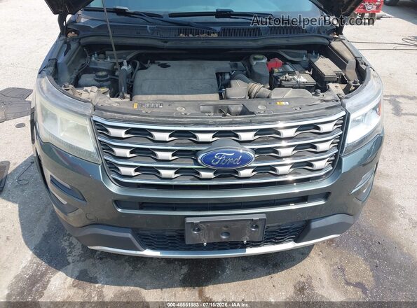 1FM5K8D87GGC00448 2016 FORD EXPLORER Green უკანა ხედი