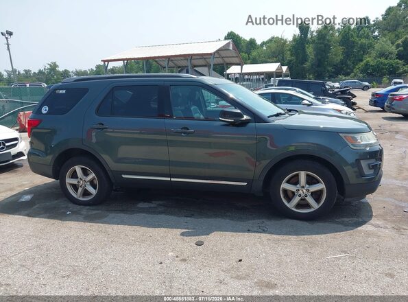 1FM5K8D87GGC00448 2016 FORD EXPLORER Green სალონის 360-გრადუსიანი ხედი