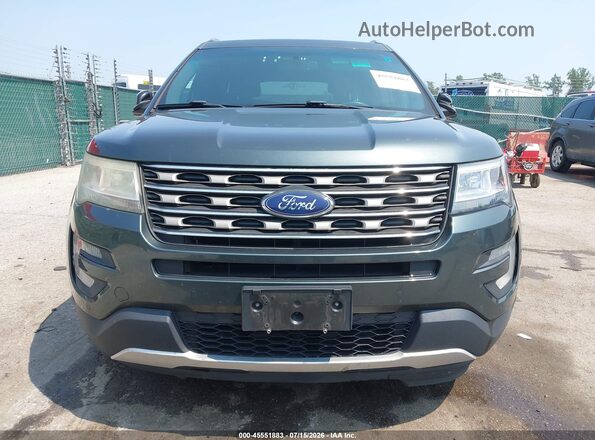 1FM5K8D87GGC00448 2016 FORD EXPLORER Green უკანა სალონის ხედი