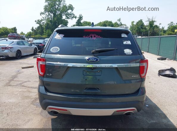 1FM5K8D87GGC00448 2016 FORD EXPLORER Green 