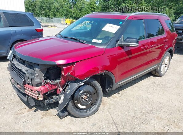 1FM5K8D87GGC53585 2016 FORD EXPLORER Красный Передняя левая четверть