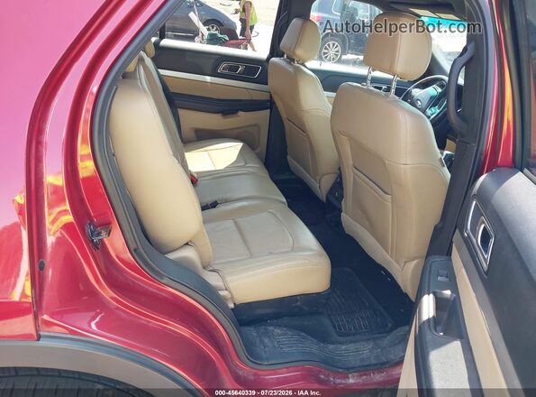 1FM5K8D87GGC53585 2016 FORD EXPLORER Красный Вид наклейки с VIN-кодом