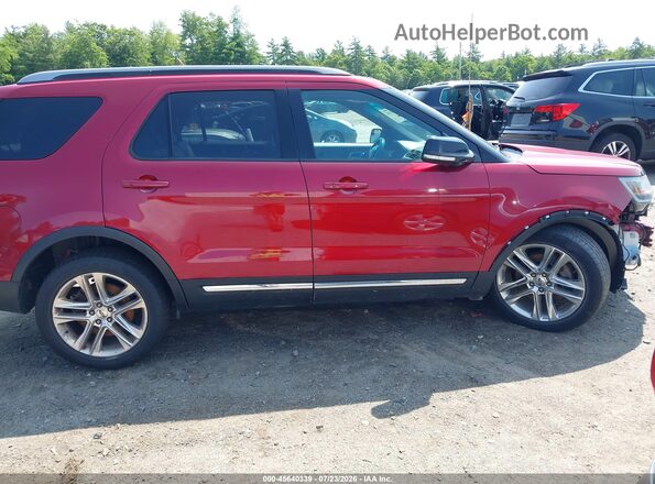 1FM5K8D87GGC53585 2016 FORD EXPLORER Красный Вид задней части салона