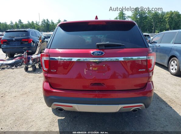 1FM5K8D87GGC53585 2016 FORD EXPLORER Красный 