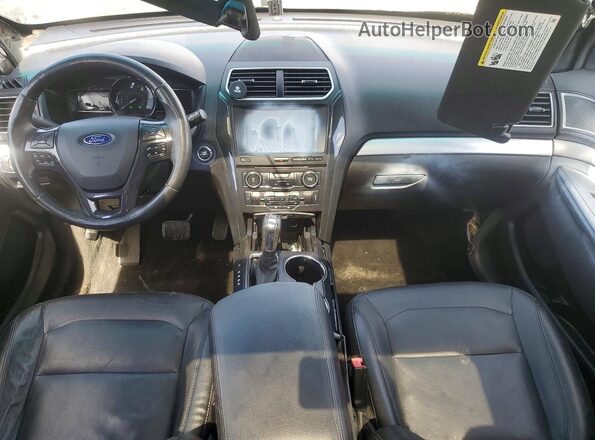 1FM5K8D87GGD18497 2016 FORD EXPLORER Black წინა პანელის ხედი