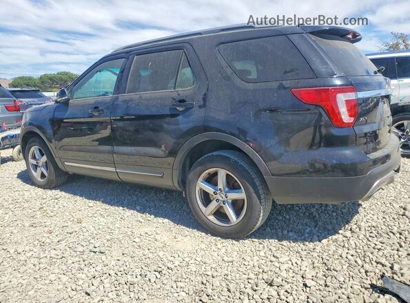 1FM5K8D87GGD18497 2016 FORD EXPLORER Black უკანა მარცხენა
