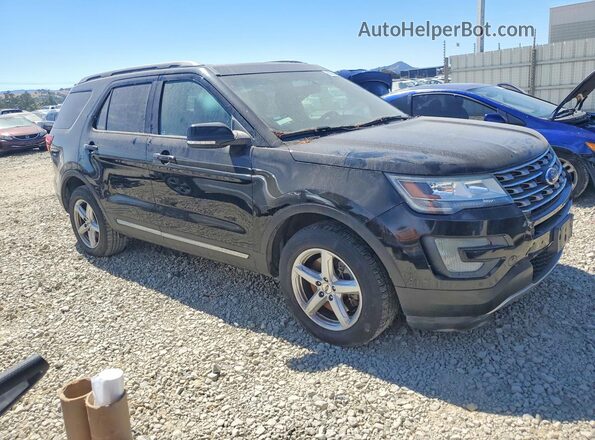 1FM5K8D87GGD18497 2016 FORD EXPLORER Black წინა მარჯვენა
