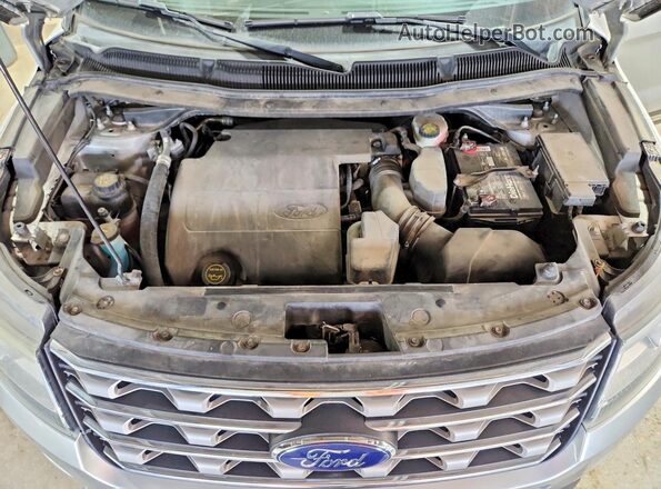 1FM5K8D87GGD19715 2016 FORD EXPLORER Silver Շարժիչի բաժամունքի տեսք