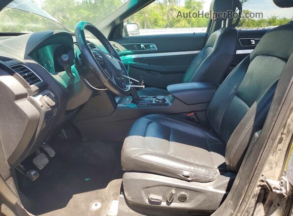 1FM5K8D87HGA05287 2017 FORD EXPLORER Black Vista interior delantera