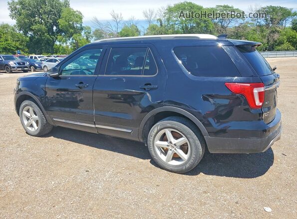 1FM5K8D87HGA05287 2017 FORD EXPLORER Black Trasero izquierdo