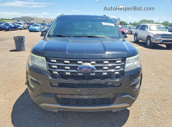 1FM5K8D87HGA05287 2017 FORD EXPLORER Black Vista frontal