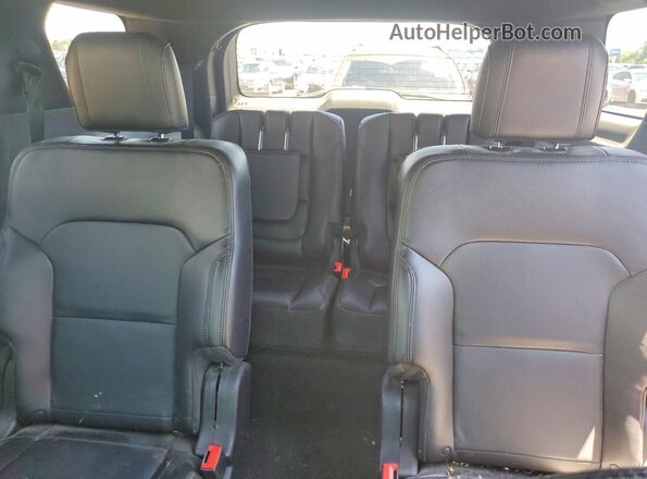 1FM5K8D87HGA05287 2017 FORD EXPLORER Black Vista de los asientos traseros