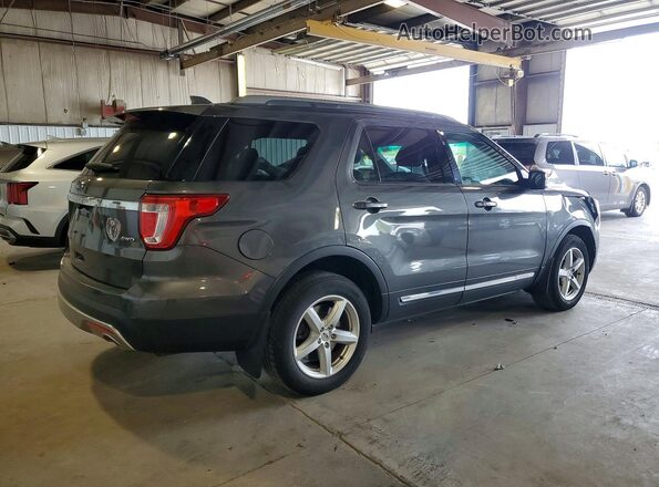1FM5K8D87HGA41562 2017 FORD EXPLORER Charcoal Задня права чверть
