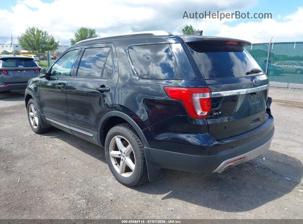 1FM5K8D87HGC19275 2017 FORD EXPLORER Black Trasero izquierdo