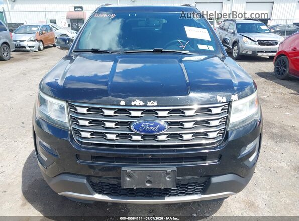 1FM5K8D87HGC19275 2017 FORD EXPLORER Black Vista del cuadro de instrumentos