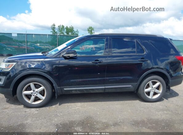 1FM5K8D87HGC19275 2017 FORD EXPLORER Black Vista interior de 360 grados