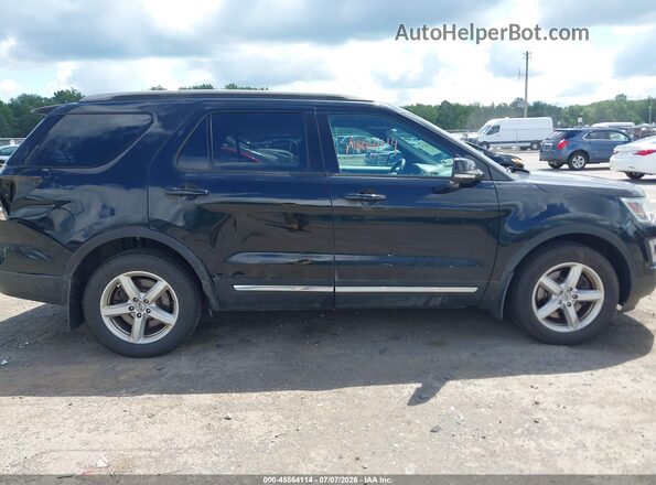 1FM5K8D87HGC19275 2017 FORD EXPLORER Black Vista interior trasera