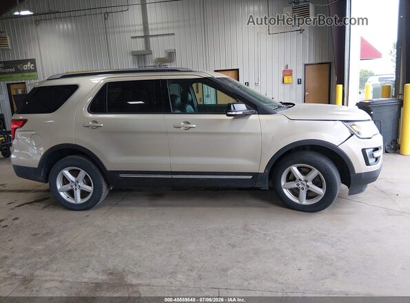 1FM5K8D87HGC32415 2017 FORD EXPLORER Beige უკანა სალონის ხედი