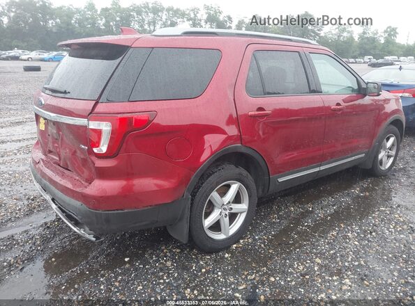 1FM5K8D87HGC37131 2017 FORD EXPLORER Red უკანა მარჯვენა