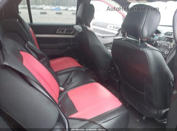 1FM5K8D87HGC37131 2017 FORD EXPLORER Red VIN კოდის სტიკერის ხედი