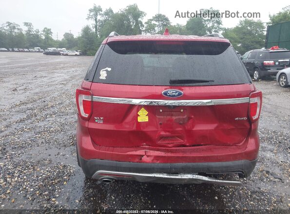 1FM5K8D87HGC37131 2017 FORD EXPLORER Red 